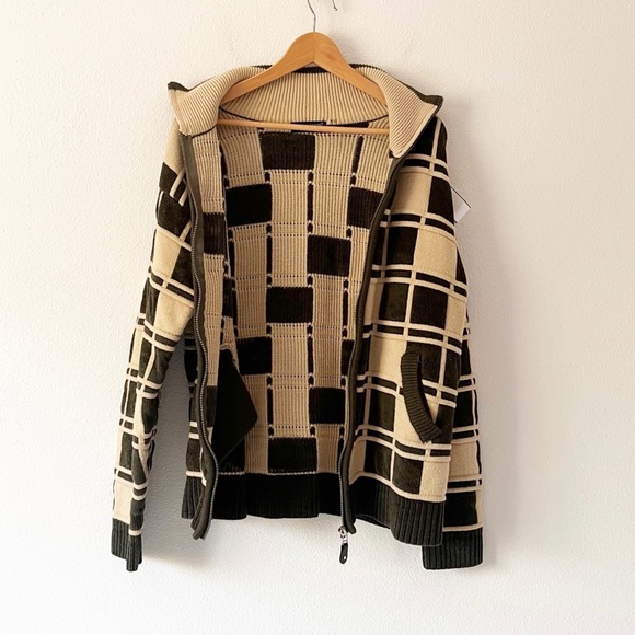 Men Vintage Cardigan Sweater Y2K - Picture 5 of 13